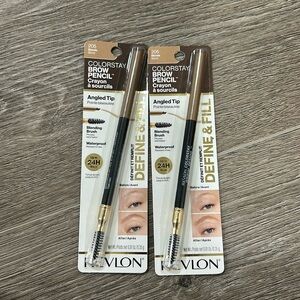 2X Revlon ColorStay Brow Pencil Crayon Angled Tip #205 Blonde